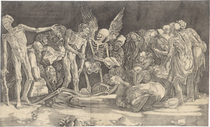 Lot 5707, Auction  126, Veneziano, Agostino, Die Skelette