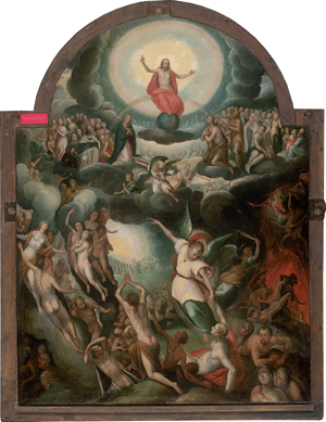 Los 6015 - Süddeutsch - um 1600. Das jüngste Gericht, Kreuzigung,  - 3 - thumb