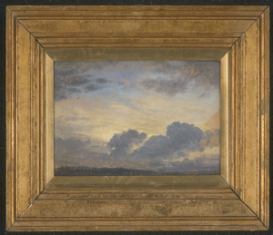 Los 6101 - Carmiencke, Johann Hermann - Abendhimmel: Wolken gegen das Licht der letzten Sonnenstrahlen - 1 - thumb