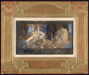 Los 6181 - Rothaug, Alexander - In Arkadien: Kleine Insel mit Tempel, Zypressen und einem Flötenspieler - 1 - thumb