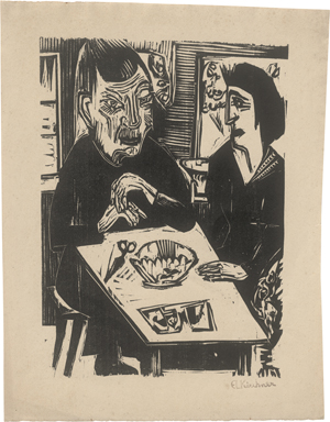 Lot 7055, Auction  126, Kirchner, Ernst Ludwig, Alte und junge Frau