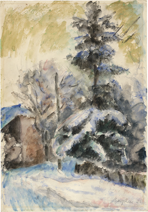 Lot 7112, Auction  126, Bargheer, Eduard, Winterlandschaft