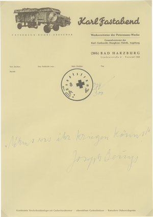 Lot 8041, Auction  126, Beuys, Joseph, Nehmt was ihr kriegen könnt!
