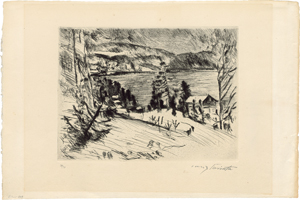 Lot 8076, Auction  126, Corinth, Lovis, Gebirgssee