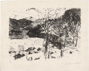 Lot 8080, Auction  126, Corinth, Lovis, Vorfrühling im Gebirge