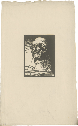 Lot 8290, Auction  126, Vallotton, Félix, Buste d'Homère