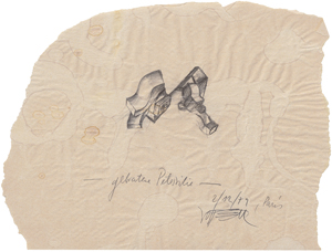 Lot 8297, Auction  126, Vostell, Wolf, 2 Aktzeichnungen; "gebratene Petersilie"