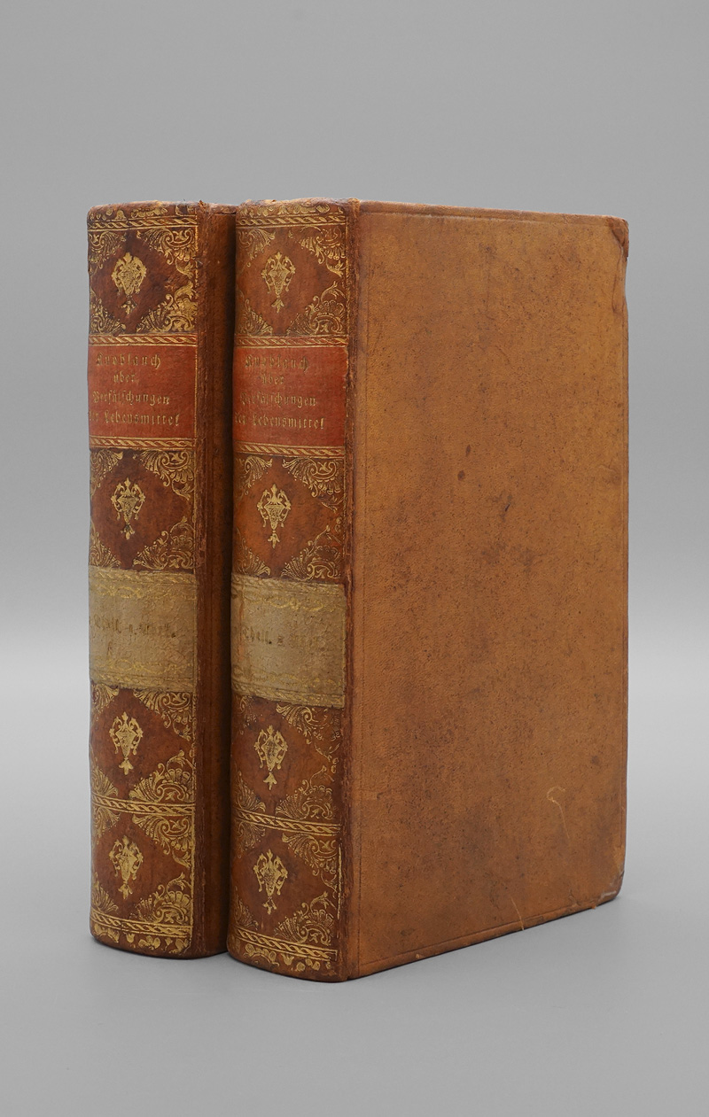 Lot 311, Auction  126, Knoblauch, Joseph Wilhelm, Von den Mitteln und Wegen, die mannichfaltigen Verfälschungen sämmtlicher Lebensmittel 
