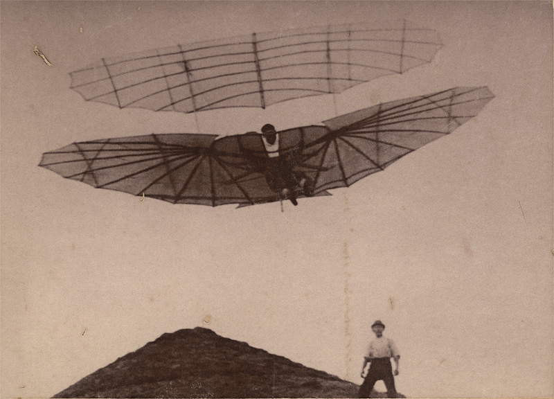 Lot 4066, Auction 126, Lilienthal, Otto, Otto Lilienthal flying his gliding planes