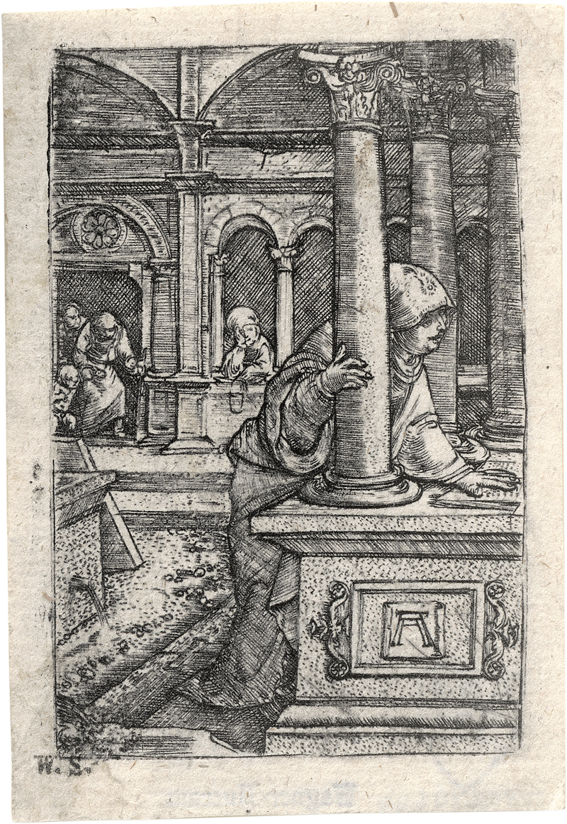 Lot 5005, Auction 126, Altdorfer, Albrecht, Maria sucht den zwölfjährigen Jesus im Tempel