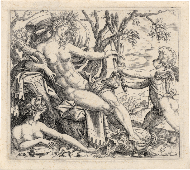 Lot 5031, Auction 126, Bonasone, Giulio, Ceres und Amor