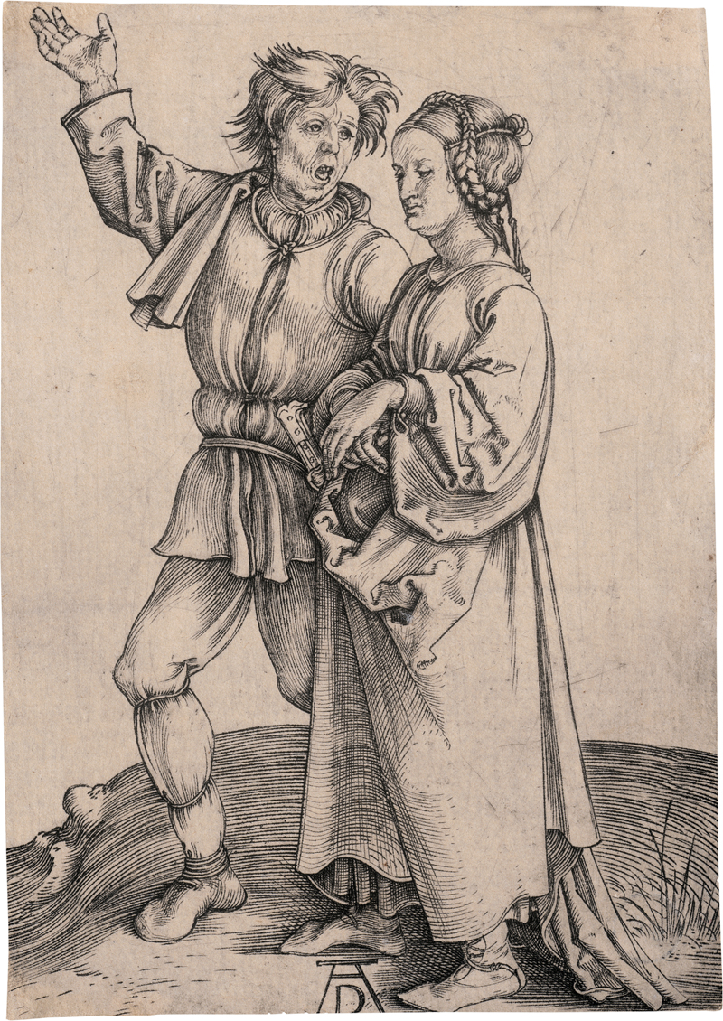 Lot 5085, Auction 126, Dürer, Albrecht, Der junge Bauer und seine Frau