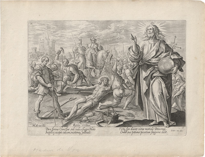Lot 5257, Auction 126, Vos, Maarten de - nach, Christus, hl. Paulus und die Martyrien der zwölf Apostel