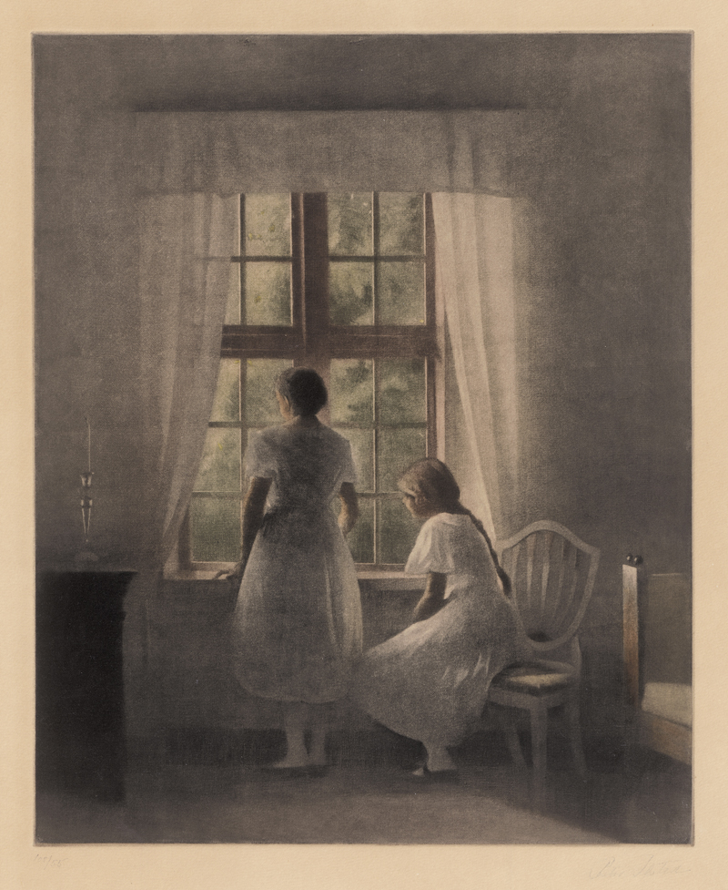 Lot 5380, Auction 126, Ilsted, Peter, Zwei Mädchen am Fenster