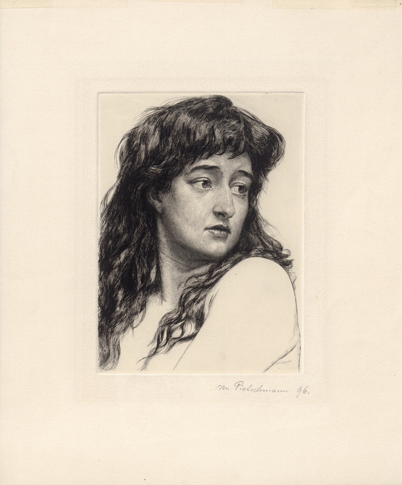 Lot 5456, Auction 126, Pietschmann, Max, Junge Frau mit offenem Haar