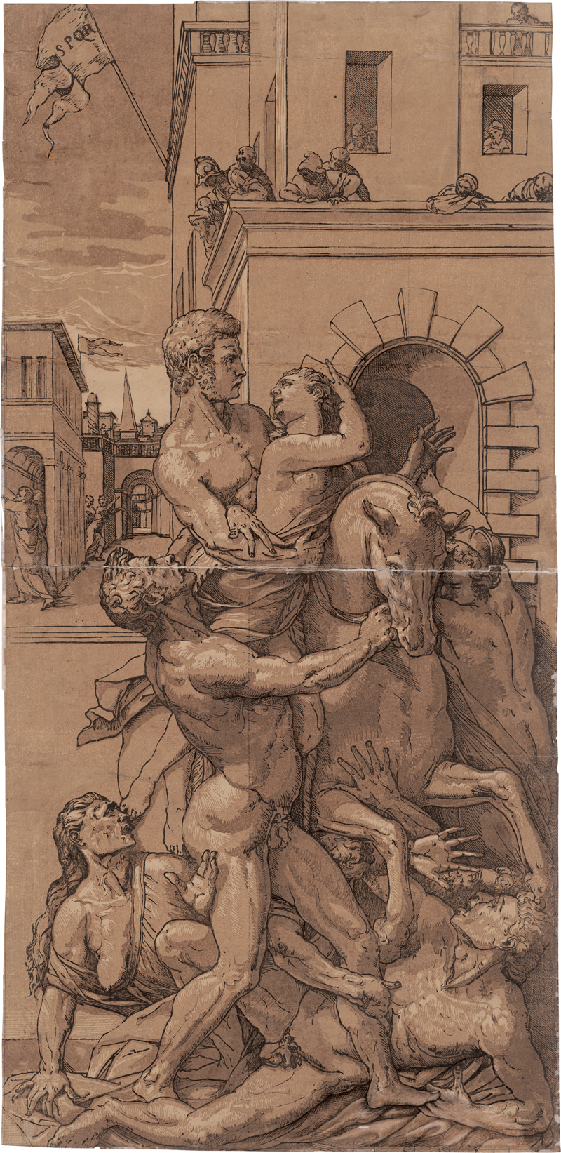 Lot 5484, Auction 126, Andreani, Andrea, Der Raub der Sabinerinnen