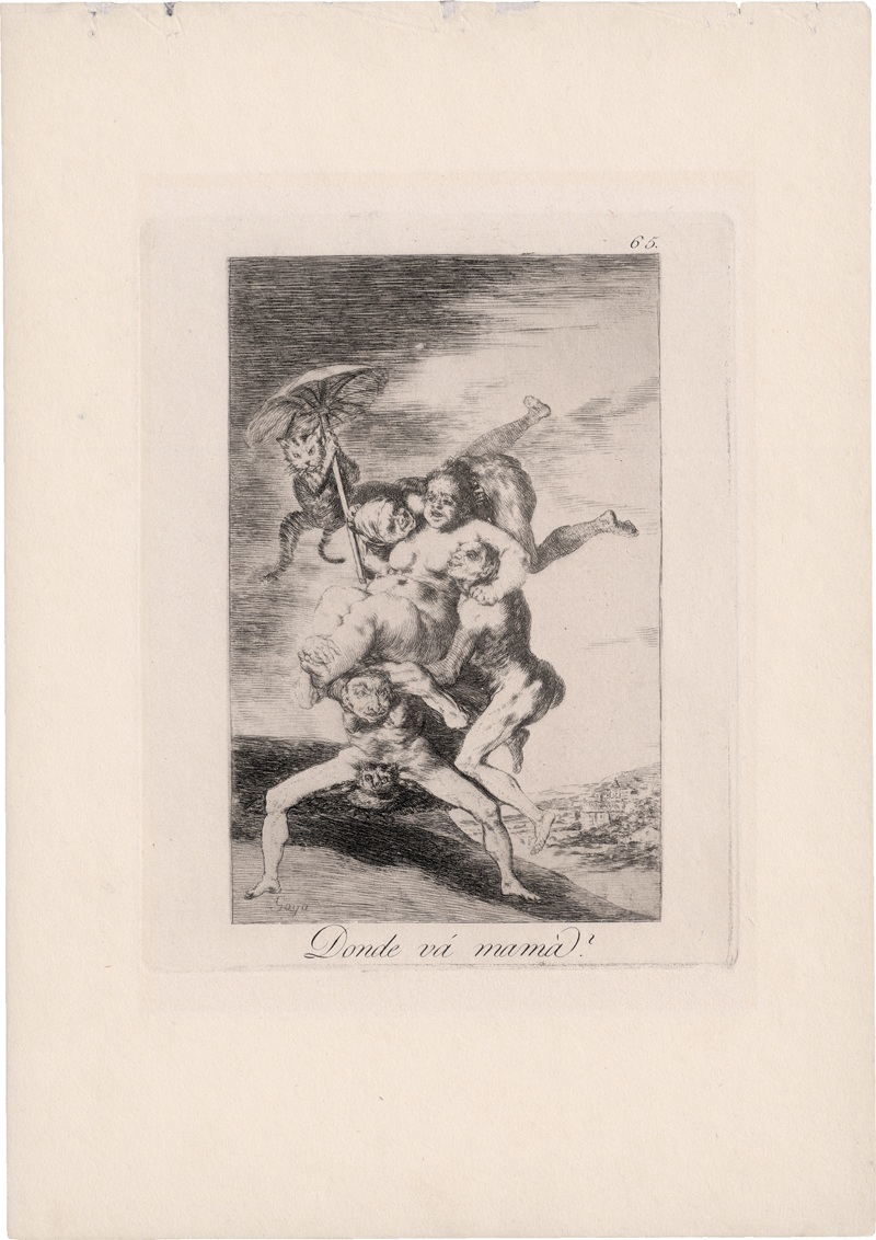 Lot 5563, Auction 126, Goya, Francisco de, Bien tirada està; Donde vá mamá?