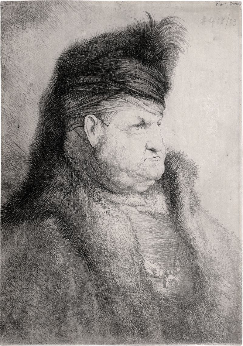 Lot 5616, Auction 126, Lievens, Jan, Brustbildnis eines Mannes mit Turban (Orientale)