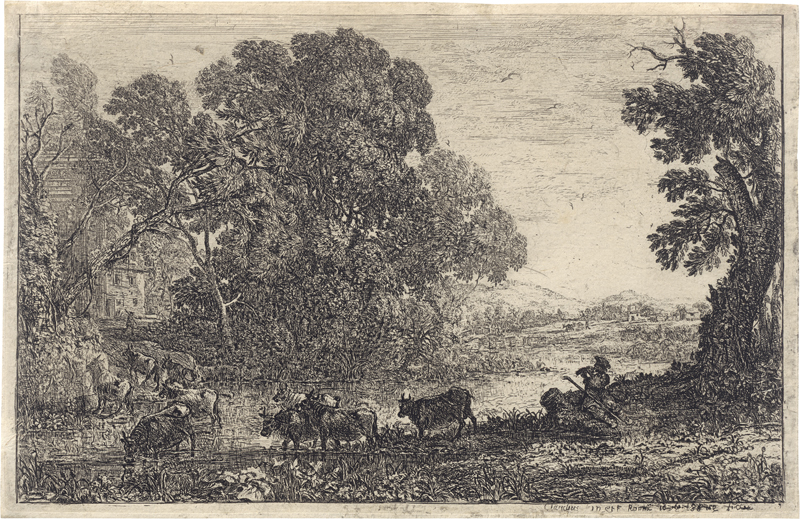 Lot 5620, Auction 126, Lorrain, Claude, Le Bouvier