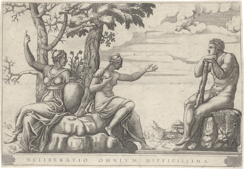 Lot 5695, Auction 126, Scultori, Adamo, Herkules am Scheideweg