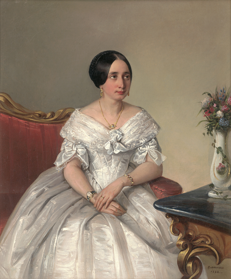 Lot 6068, Auction 126, Oeconomo, Aristides, Bildnispaar eines Akademischen Legionäres und seiner Frau