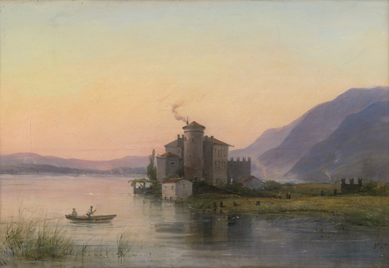 Lot 6114, Auction 126, Petersen, Vilhelm Peter Carl, Castel Toblino am Tobliner See bei Trient