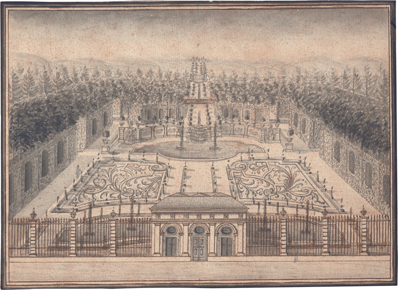 Lot 6548, Auction 126, Diesel, Matthias, Eglosheim: Prospect und Perspectiv des Graf Königsfeldischen Lust-Garten zu Egloßheim