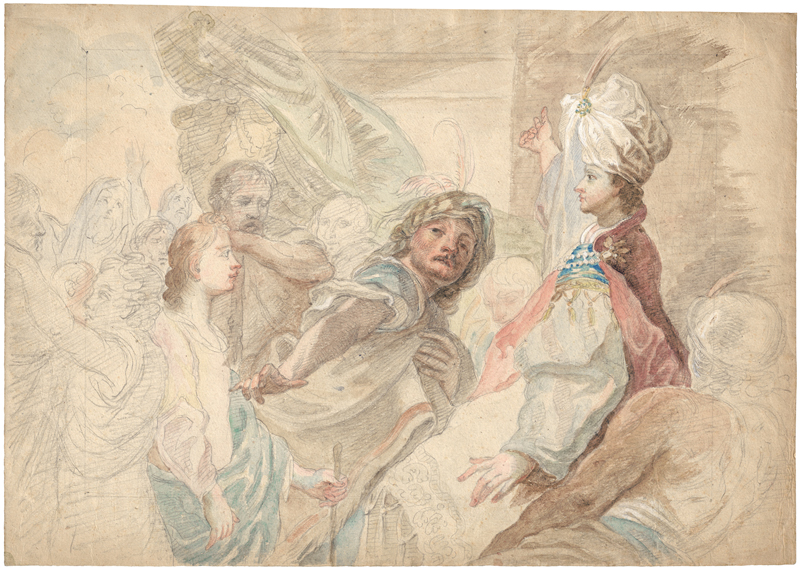 Lot 6562, Auction 126, Süddeutsch, spätes 18. Jh. Joseph vor dem Pharao