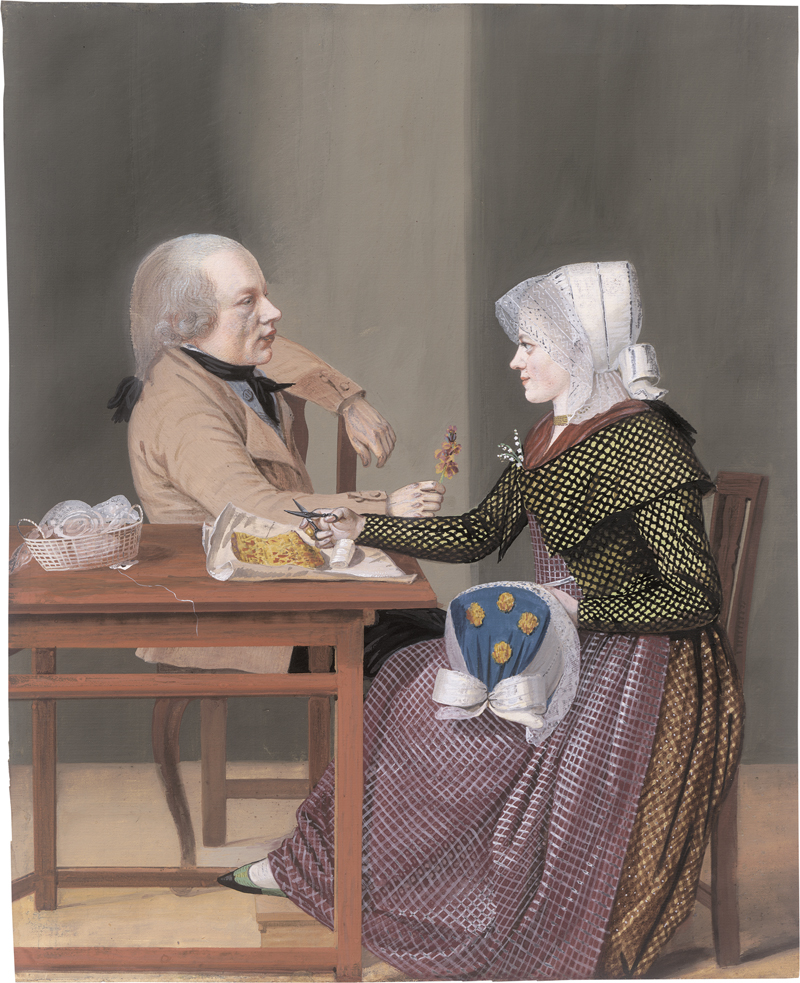 Lot 6605, Auction 126, Reinhold, Johann Friedrich Leberecht, Die umworbene Haubenstickerin