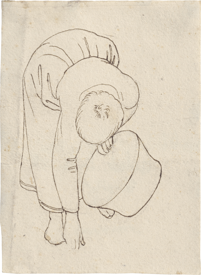 Lot 6655, Auction 126, Overbeck, Friedrich, Figurenstudie zur Mannalese