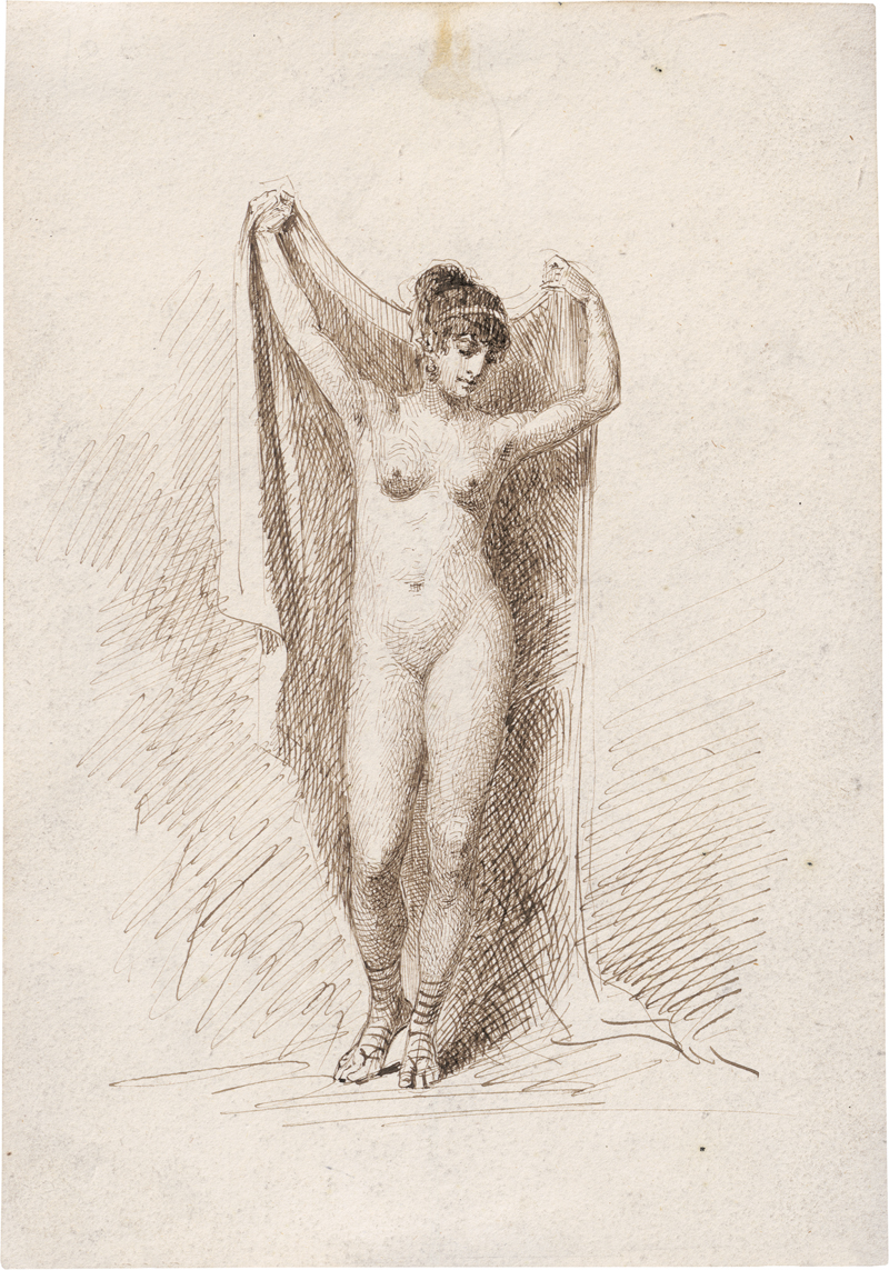 Lot 6725, Auction  126, Französisch, 19. Jh. Tanzende Vestalin