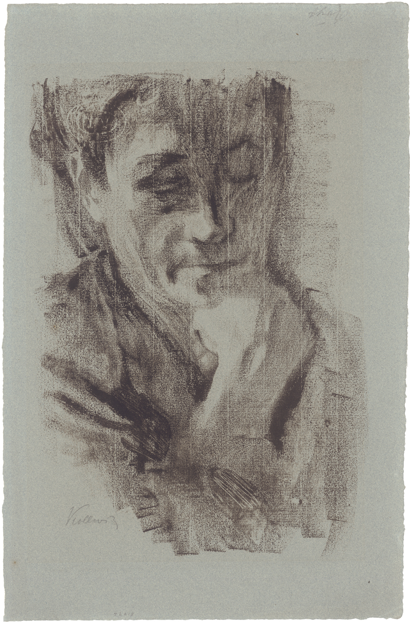 Lot 7039, Auction 126, Kollwitz, Käthe, Frau, das Kinn in die rechte Hand gestützt