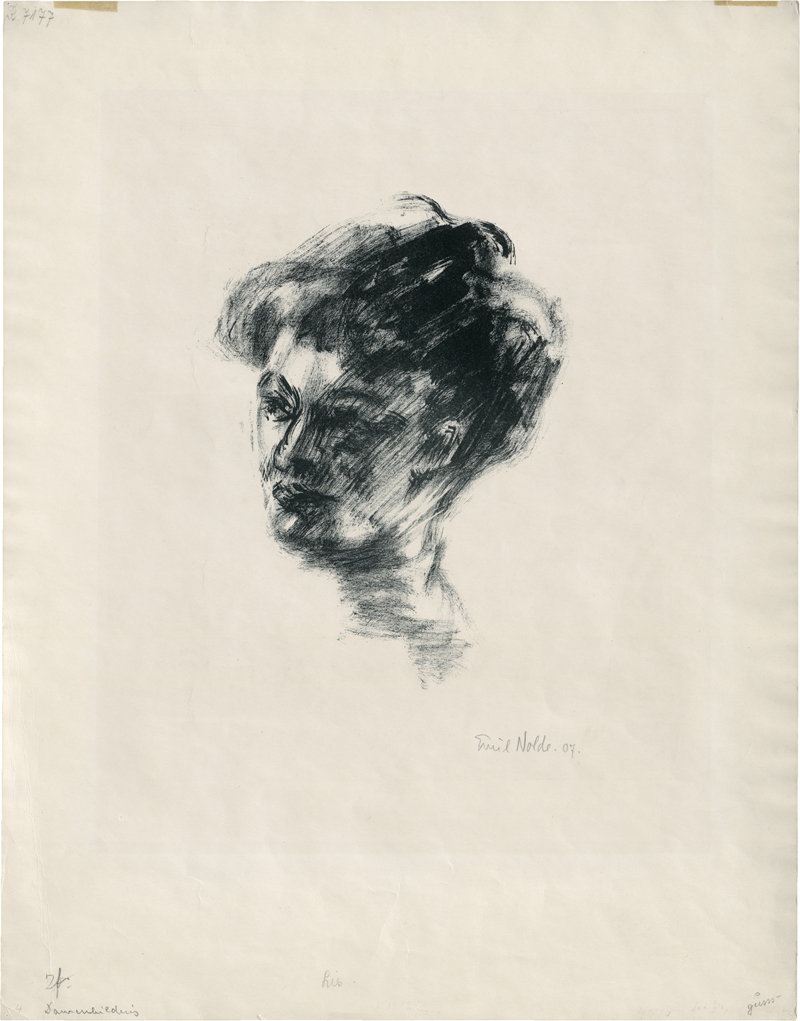 Lot 7051, Auction 126, Nolde, Emil, Lis (Lis Vilstrup)