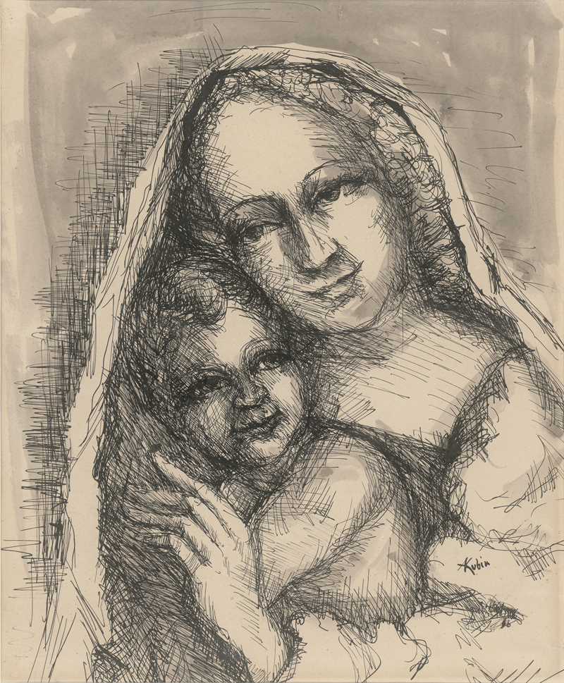 Lot 7100, Auction 126, Kubin, Alfred, Madonna mit Kind