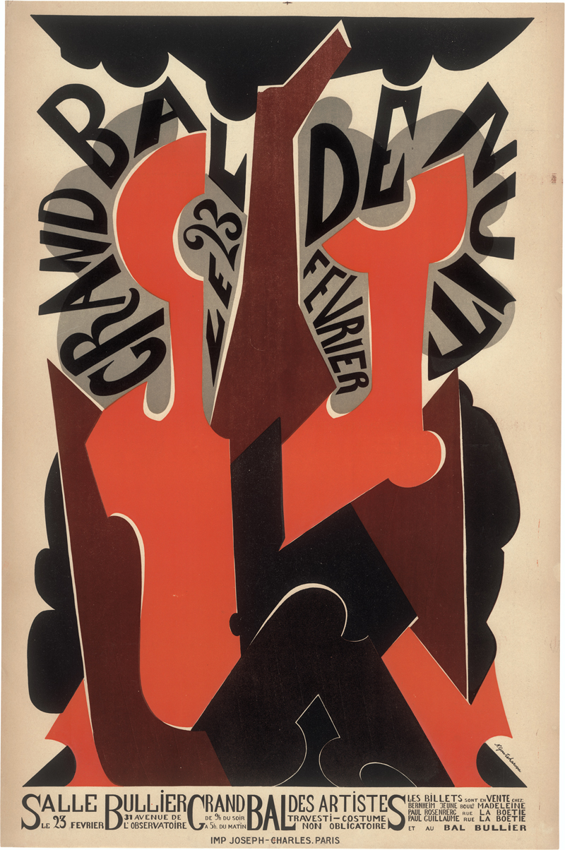 Lot 7108, Auction 126, Gontscharowa, Natalja, Grand bal de nuit, Salle Bullier grand bal des artistes