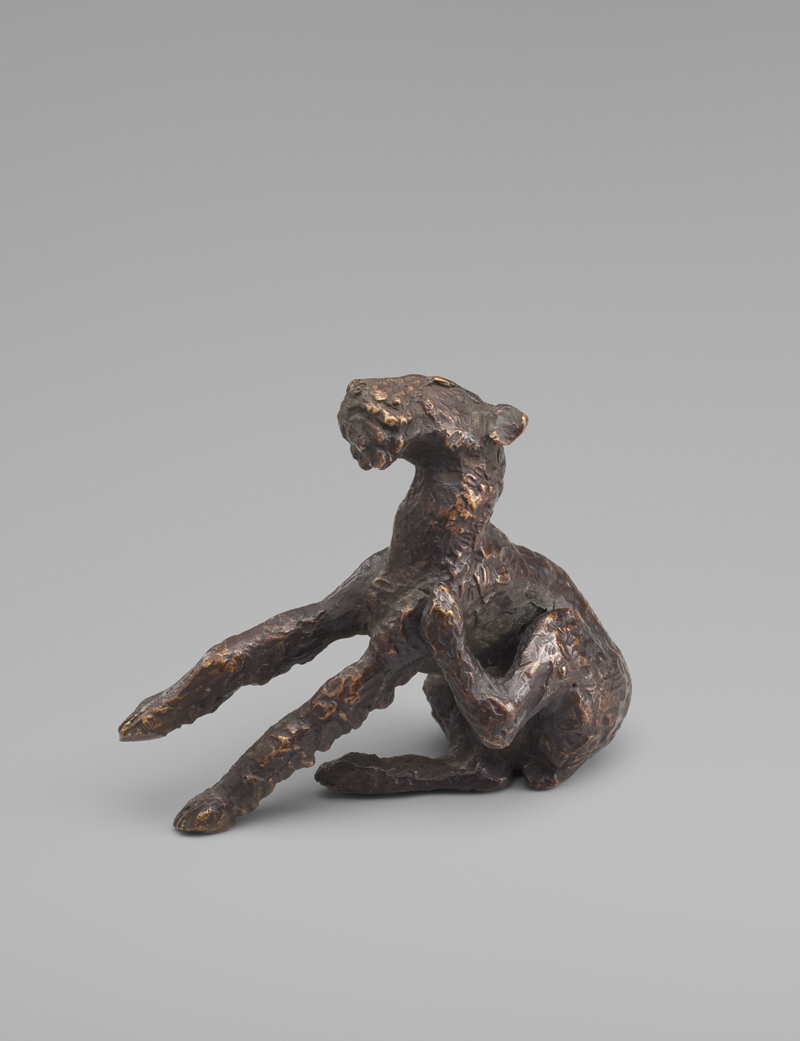 Lot 7128, Auction 126, Sintenis, Renée, Sich kratzender Hund