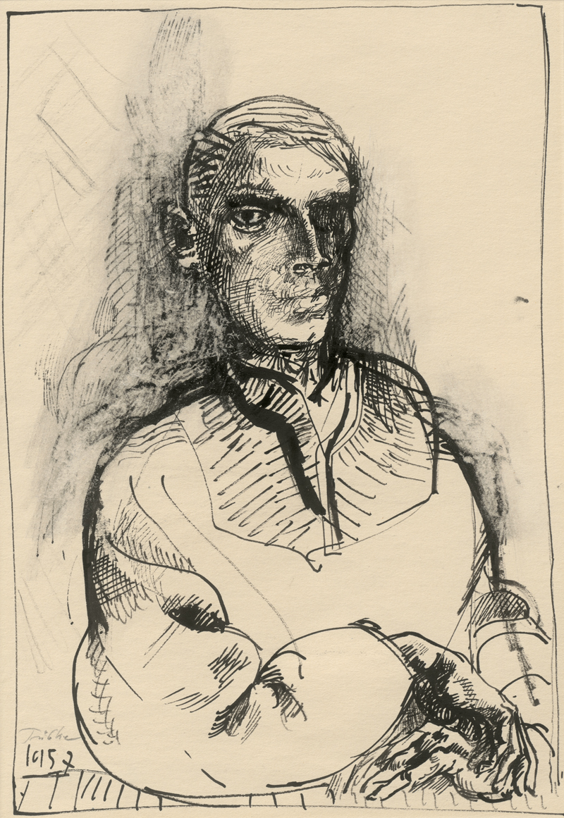 Lot 7169, Auction 126, Tübke, Werner, Selbstbildnis