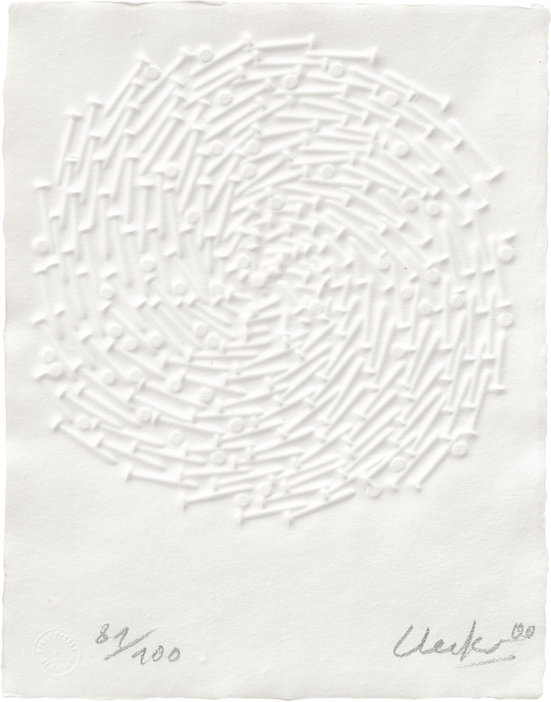 Lot 7192, Auction 126, Uecker, Günther, Ohne Titel