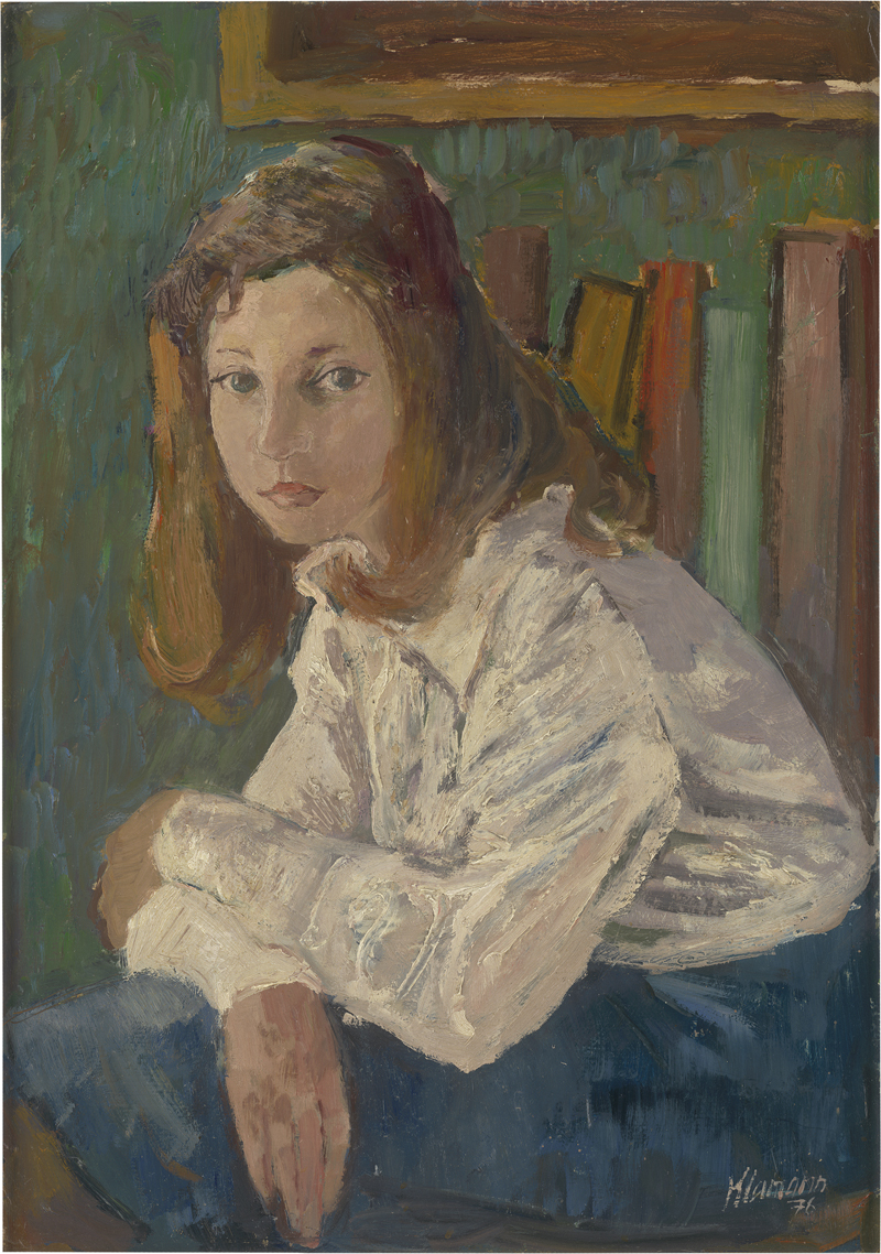 Lot 8145, Auction 126, Klamann, Kurt, Sitzendes Mädchen