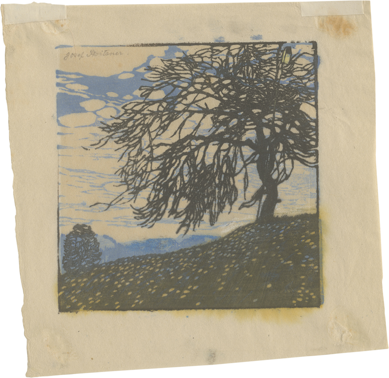Lot 8268, Auction 126, Stoitzner, Josef, Landschaft mit Apfelbaum