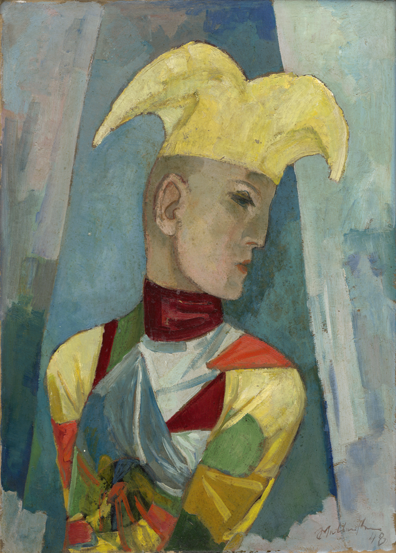 Lot 8300, Auction 126, Wellenstein, Walter, Harlekin mit gelber Mütze