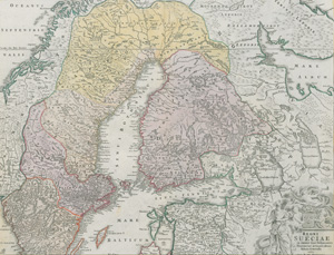 Lot 146, Auction  127, Homann, Johann Baptist, Regni Sueciae in omnes suas subjacentes Provincias accurate divisi