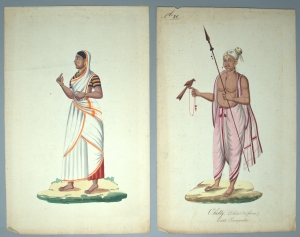 Los 1062 - Indische Berufe - 7 farbige Originalzeichnungen - 2 - thumb