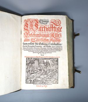 Los 1130 - Hedio, Caspar - Chronica, das ist: Warhafftige Beschreibunge Aller alten Christlichen Kirchen - 3 - thumb