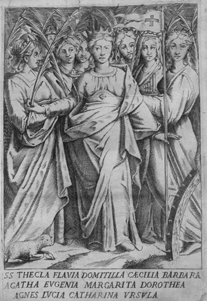 Lot 1195, Auction  127, Santorio, Paolo Emilio, Virgines et martyres