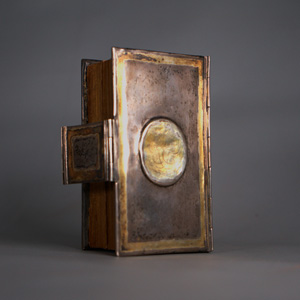 Los 2027 - Barocker Silbereinband mit 2 Eignermonogrammen - auf den Deckeln und breiter Schließe - 1 - thumb