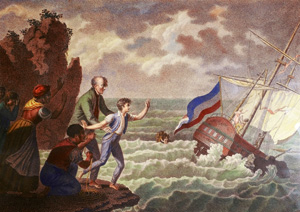 Lot 2141, Auction  127, Saint-Pierre, Jacques-Henri Bernardin de, Paul et Virginie. Konvolut von 6 kolorierten Kupferstichen