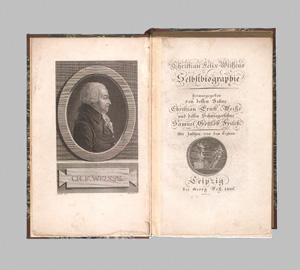Lot 2168, Auction  127, Weiße, Christian Felix, Selbstbiographie