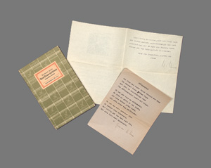 Lot 2522, Auction  127, Hesse, Hermann, 3 Autographen. 1941