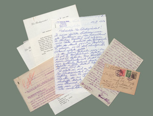 Lot 2633, Auction  127, Krenek, Ernst, Brief und Postkarte + Beilagen an Grete von Zieritz